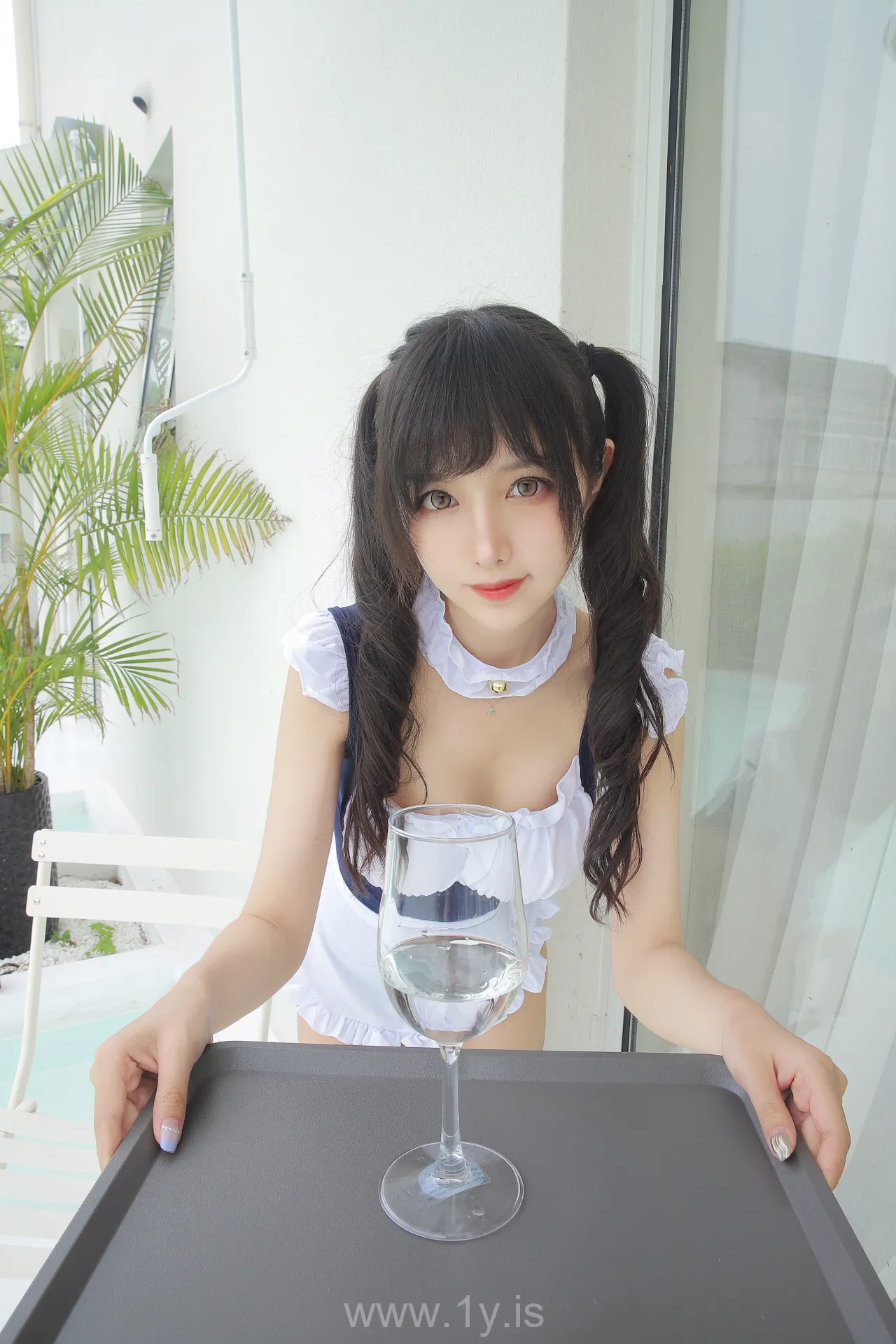 Coser@Shika小鹿鹿 NO.056 Slim Chinese Model 双马尾日电子版